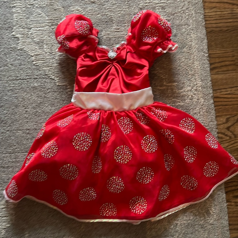 Disney Store Limited Edition 1 of only 1500 Minnie Mouse Costume Dress size 7-8
